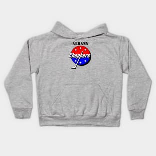 Defunct Albany Choppers Hockey 1991 Kids Hoodie